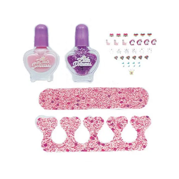 Luna: Set de manichiură Go-Go Glam cu unghii false și lac de unghii, 5 piese imaginea 2