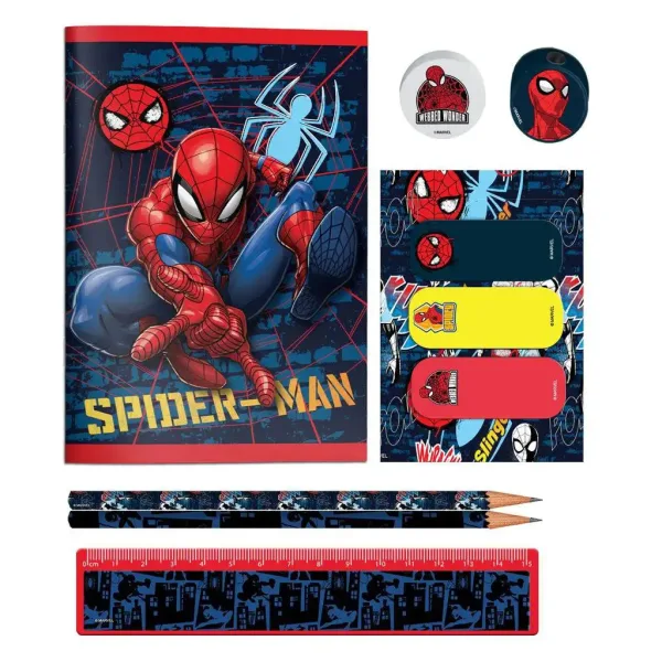 Luna: Set de rechizite Spider-Man, 10 piese imaginea 2