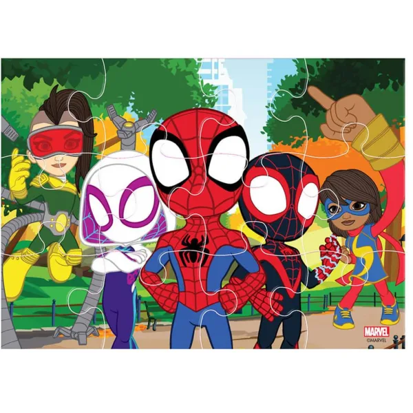 Luna: Spidey 4 în 1 puzzle cu 12-15-20-24 piese imaginea 2