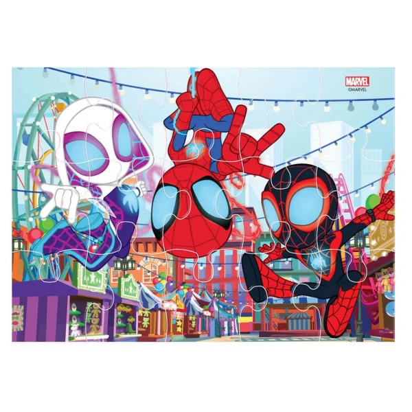 Luna: Spidey 4 în 1 puzzle cu 12-15-20-24 piese imaginea 3