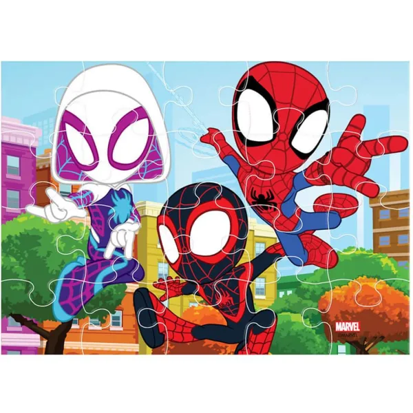 Luna: Spidey 4 în 1 puzzle cu 12-15-20-24 piese imaginea 4