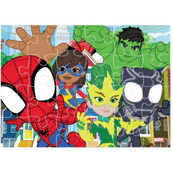 Luna: Spidey 4 în 1 puzzle cu 12-15-20-24 piese imaginea 5