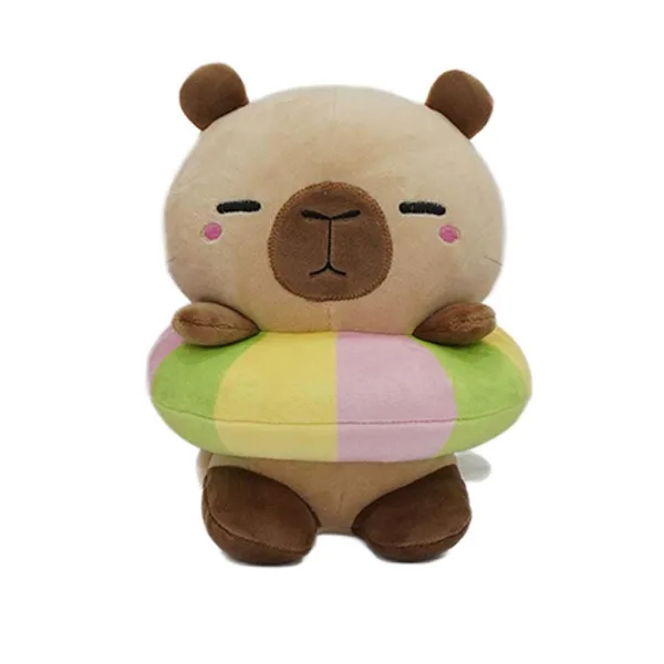 Luna: Squishcuties Capybara de pluș într-o gogoașă colorată, 21 cm imaginea 2
