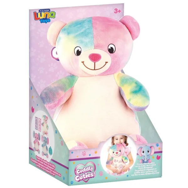 Luna: Ursuleț de pluș Cuddly Cuties care poate fi colorat imaginea 1