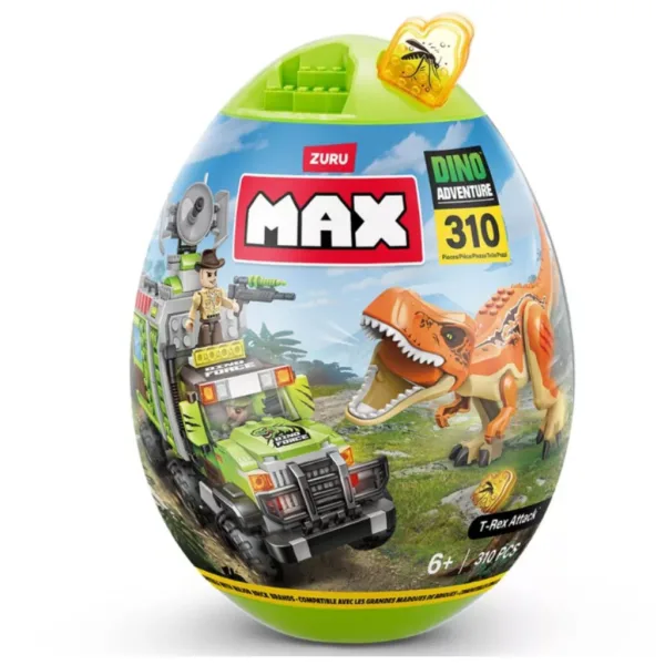 MAX Dino Aventură Capsulă Ou de Dinozaur, 310 bucăți imaginea 2