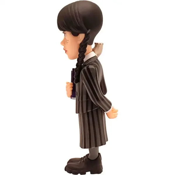 MINIX - Figurină premium cu Wednesday Addams și Mânuța (Thing), 12 cm imaginea 2