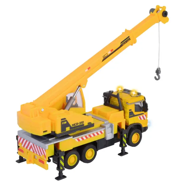 Majorette: Camion cu macara Volvo cu lumini și sunete 22 cm - Simba Toys imaginea 3