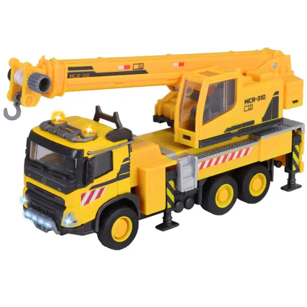 Majorette: Camion cu macara Volvo cu lumini și sunete 22 cm - Simba Toys imaginea 4