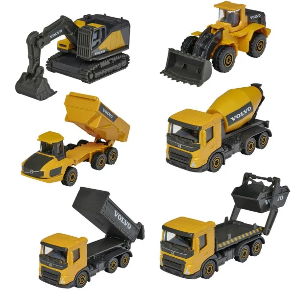 Majorette: Utilaje de construcții Volvo în mai multe variante 1 bucată - Simba Toys imaginea 2