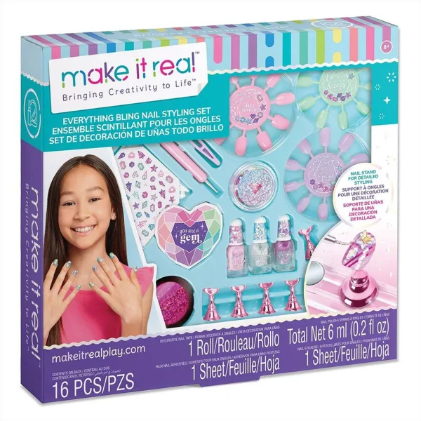 Make It Real: Tot ce strălucește set pentru decorarea unghiilor imaginea 1