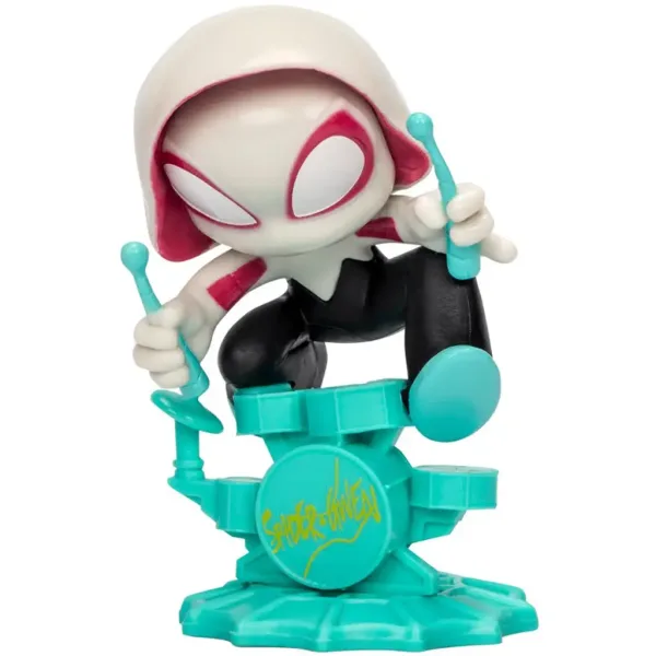 Marvel: Colecția Mighty-Verse a Omului Păianjen - Mini figurina Spider Gwen - Hasbro imaginea 2