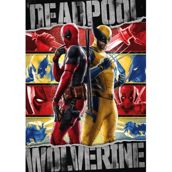 Marvel: Deadpool și Wolverine puzzle de 1000 de piese - Clementoni imaginea 2