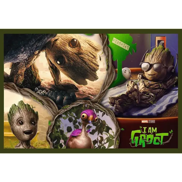 Marvel: Eu sunt Groot puzzle 2x200 piese - Trefl imaginea 2