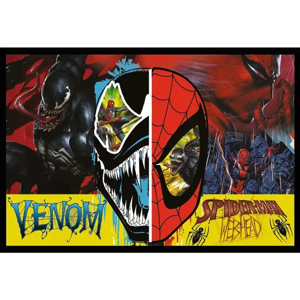 Marvel: Omul Păianjen vs Venom puzzle 2x200 piese - Trefl imaginea 3