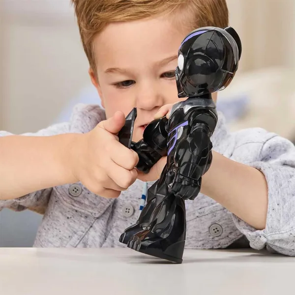 Marvel Omul de Fier și prietenii săi minunați - Figurină Pantera Neagră de 23 cm - Hasbro imaginea 4