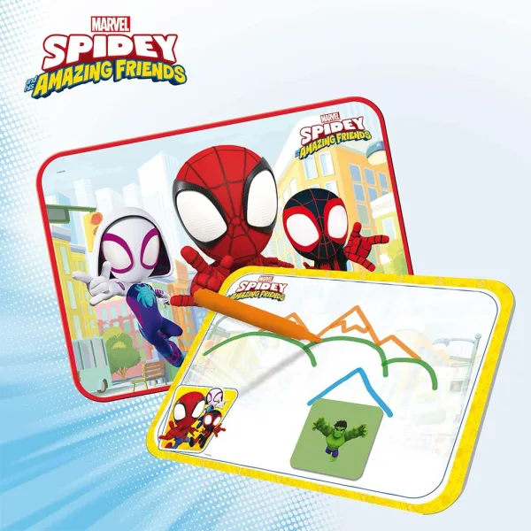 Masă de joacă Spidey cu 10 jocuri pentru dezvoltarea abilităților - Lisciani imaginea 2