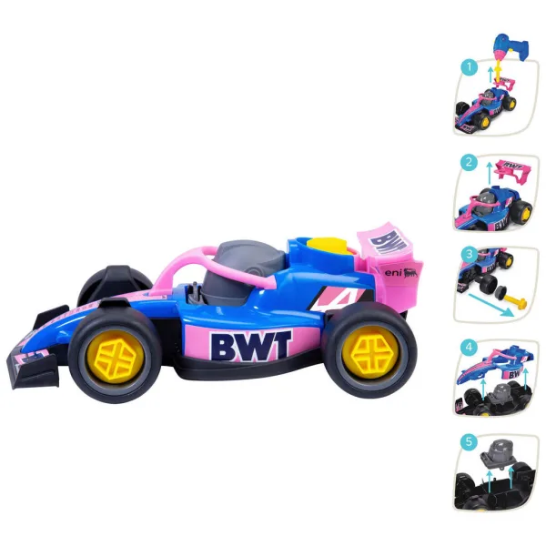 Mașină de curse BWT Alpine Formula 1 de asamblat ABC - Dicke Toys imaginea 2