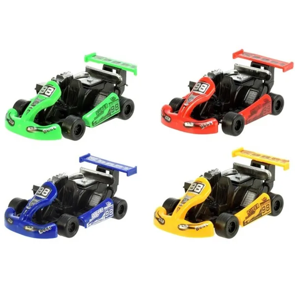 Mașină de curse Go-kart Turbo Racers, disponibilă în mai multe variante, 1 bucată imaginea 2