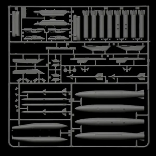Italeri 1/48 F-16C Fighting Falcon machetă avion de vânătoare imaginea 9
