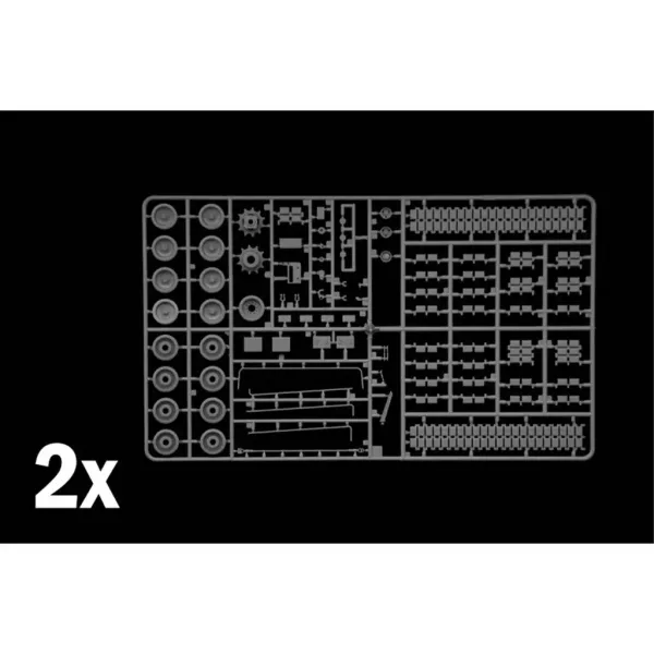 Italeri 1/35 M1A1 Abrams machetă tanc imaginea 8