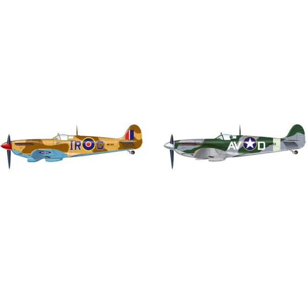 Italeri 1/72 Spitfire Mk. Vb machetă avion de vânătoare imaginea 3