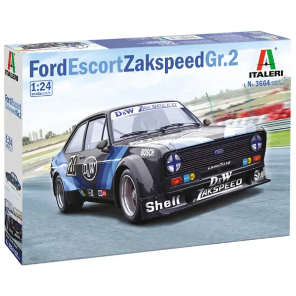Mașină machetă Italeri 1/24 Ford Escort Zakspeed Gr.2 imaginea 1