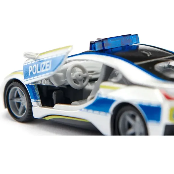 Mașinuță de poliție SIKU BMW i8 1/50 imaginea 4
