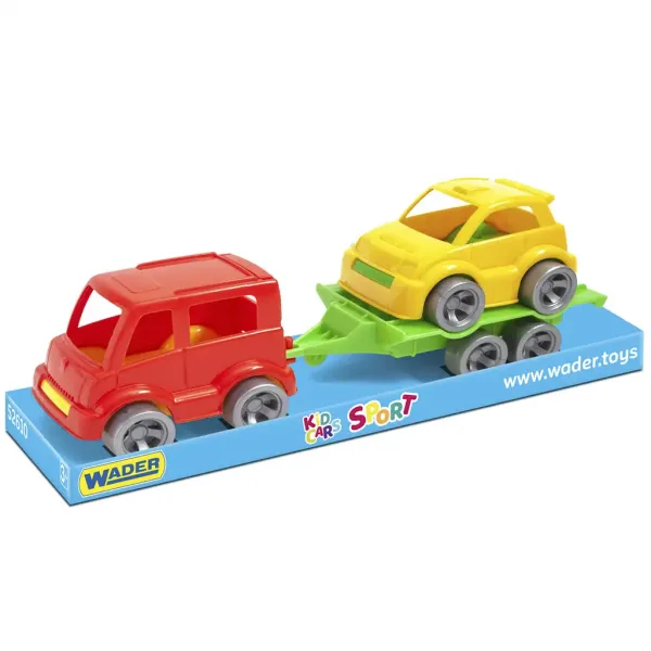 Mașinuțe Kid Cars cu remorcă - Wader imaginea 2