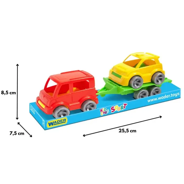 Mașinuțe Kid Cars cu remorcă - Wader imaginea 4