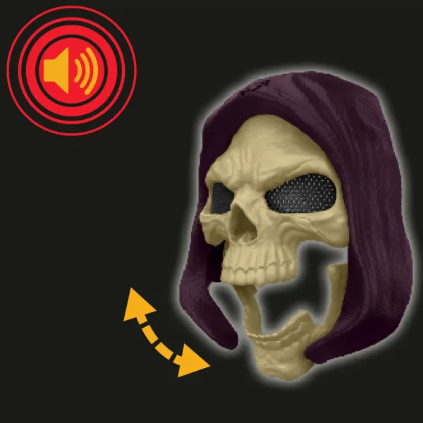 Masters of the Universe: Apărătorii Universului — Skeletor cu față scheletică, mască luminoasă și sonoră - Mattel imaginea 3