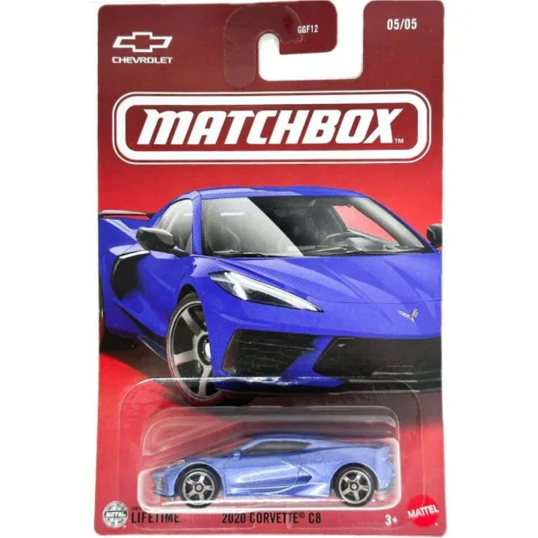 Matchbox: Mașinuță iconică 2020 Corvette C8 1/64 - Mattel imaginea 1