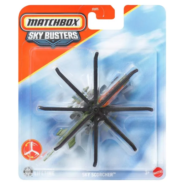 Matchbox Sky Busters: Sky Scorcher model de avion 1/64 - Mattel imaginea 1