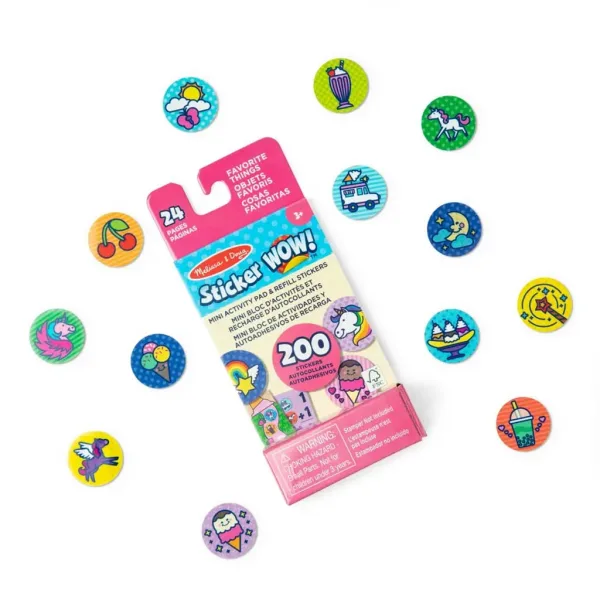 Melissa & Doug: Mini Sticker Wow! - Obiecte preferate - Spin Master imaginea 2