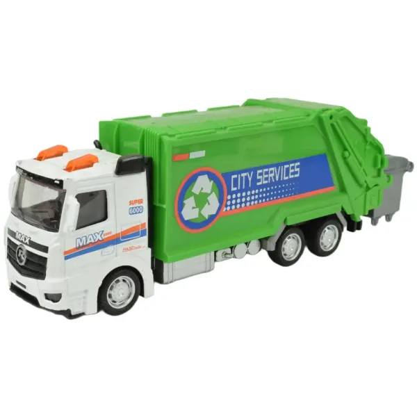 Metal Gear: Camion metalic de transport deșeuri cu mecanism de inerție, mai multe variante, 19 cm, 1 buc. imaginea 2