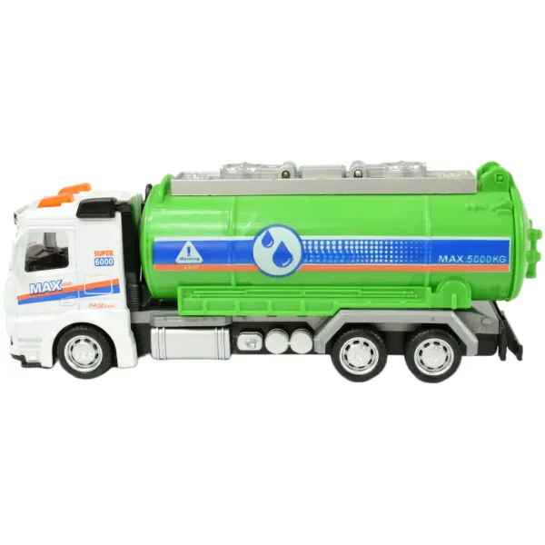 Metal Gear: Camion metalic de transport deșeuri cu mecanism de inerție, mai multe variante, 19 cm, 1 buc. imaginea 6