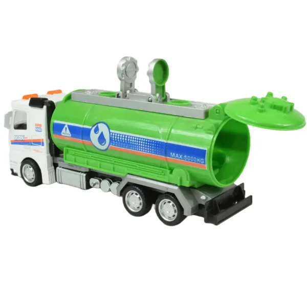 Metal Gear: Camion metalic de transport deșeuri cu mecanism de inerție, mai multe variante, 19 cm, 1 buc. imaginea 7