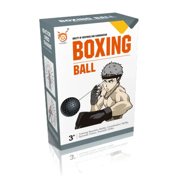 Minge de reflex pentru box cu bandă de fixare pe cap imaginea 2