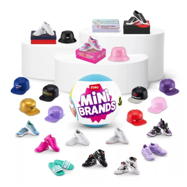 Mini Brands Sneakers set de jucărie surpriză cu mini pantofi sport, în mai multe variante imaginea 3