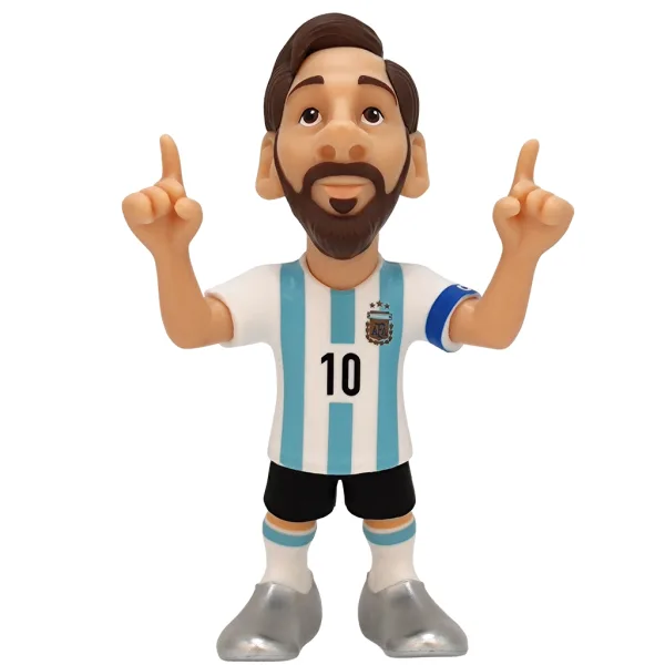 Minix: Argentina - figură de acțiune a fotbalistului Lionel Messi, 12 cm imaginea 2