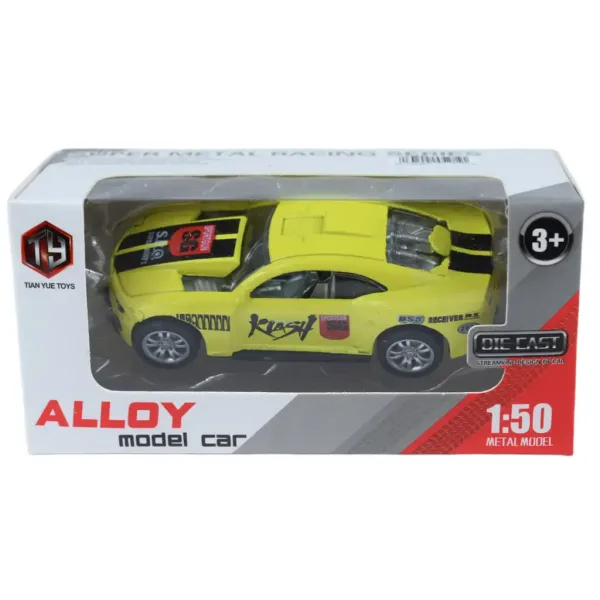 Model de mașină: Car Model: Fém versenyautó în mai multe variante 7cm 1/50 1db imaginea 10