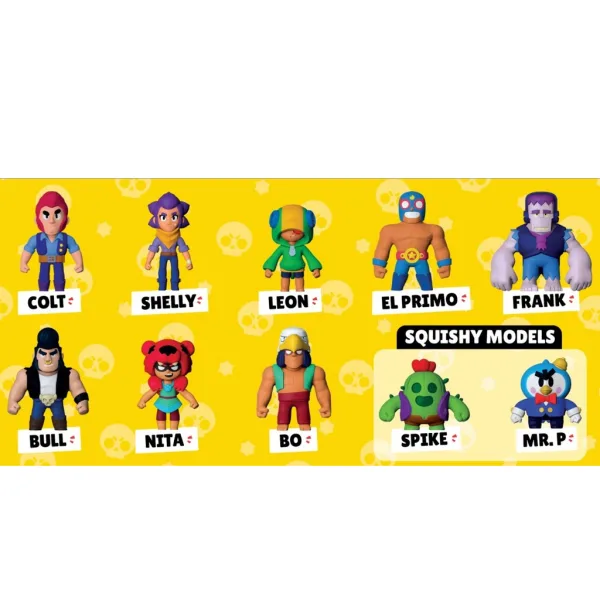 Monster Flex: Figurină extensibilă Brawl Stars, disponibilă în mai multe variante, 1 buc. imaginea 7