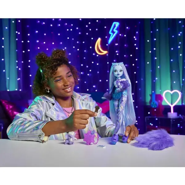 Monster High: Abbey păpușă cu accesorii - Mattel imaginea 6