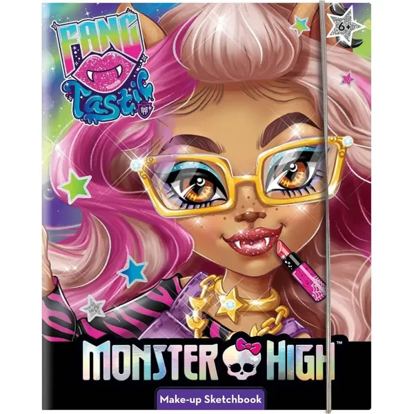Monster High: Carte de activități cu machiaj și colorat, 44 de pagini - Lisciani imaginea 1