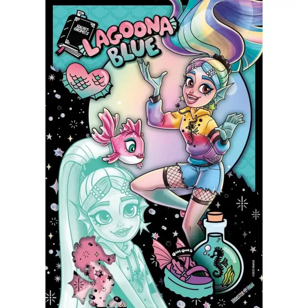 Monster High Lagoona Blue puzzle de 150 de piese - Clementoni imaginea 3