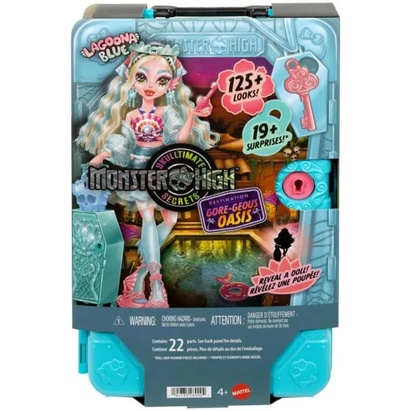 Monster High Secretele prietenelor monstruos de bune: Călătorie înspăimântătoare păpușa Lagoona Blue - Mattel imaginea 2