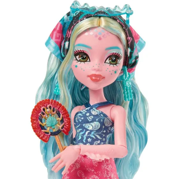Monster High Secretele prietenelor monstruos de bune: Călătorie înspăimântătoare păpușa Lagoona Blue - Mattel imaginea 4