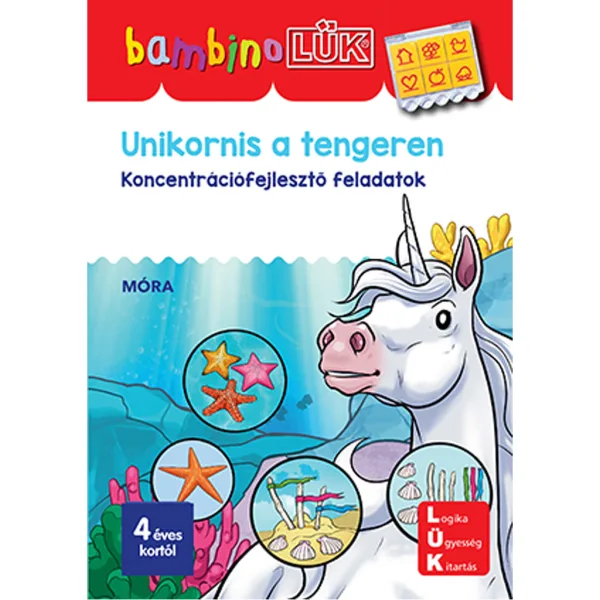 Móra: Unicorni pe mare – Exerciții de dezvoltare a concentrării BambinoLÜK imaginea 1