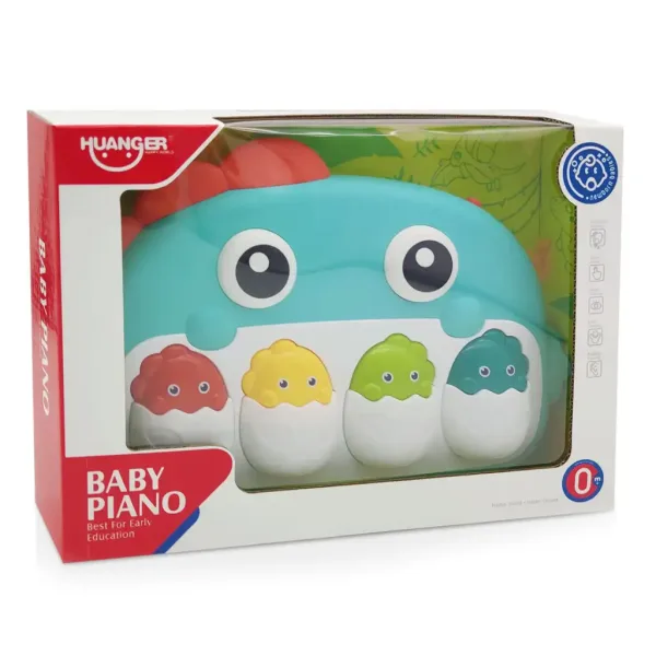 Music World: Dino prieten bebeluș pian 30cm imaginea 4