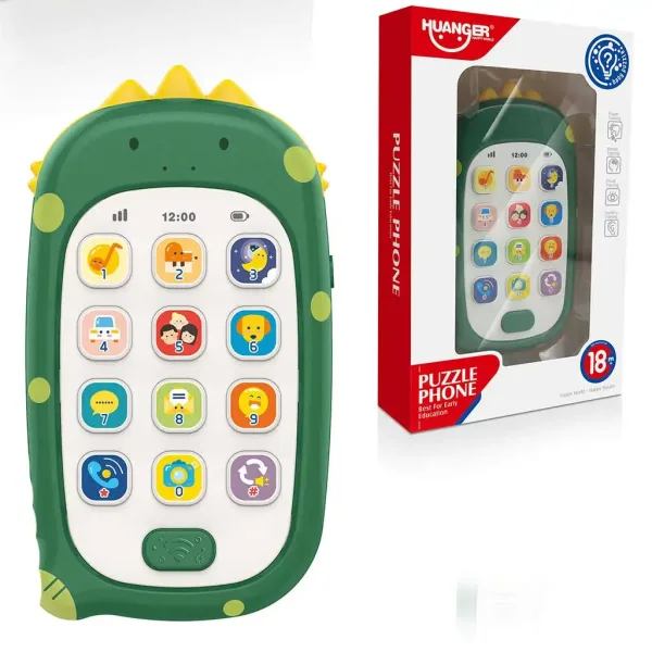 Music World: Primul meu telefon muzical cu model drăguț de animale în mai multe variante 1buc imaginea 4