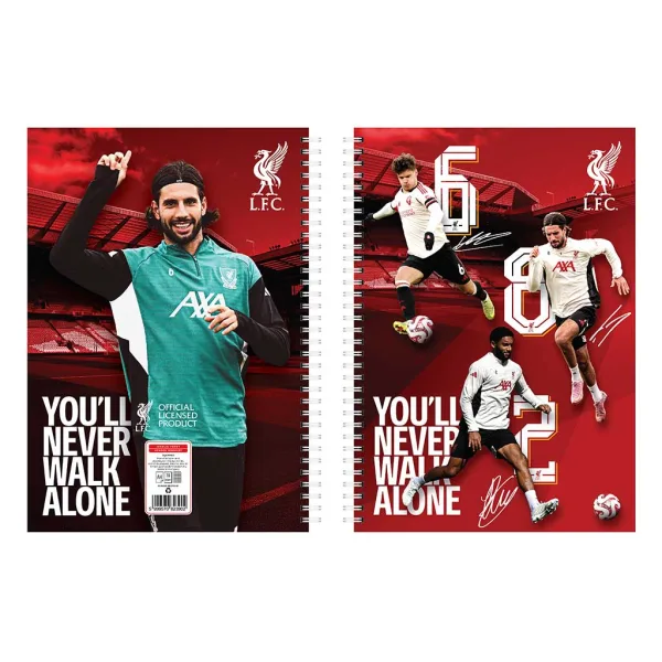 Nebulo: Caiet spiralat Liverpool, liniat, 60 de file, A4, 1 buc. imaginea 3